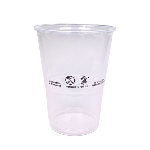 Plastic Cup Reusable PP Clear 350ml (2.000 Units)