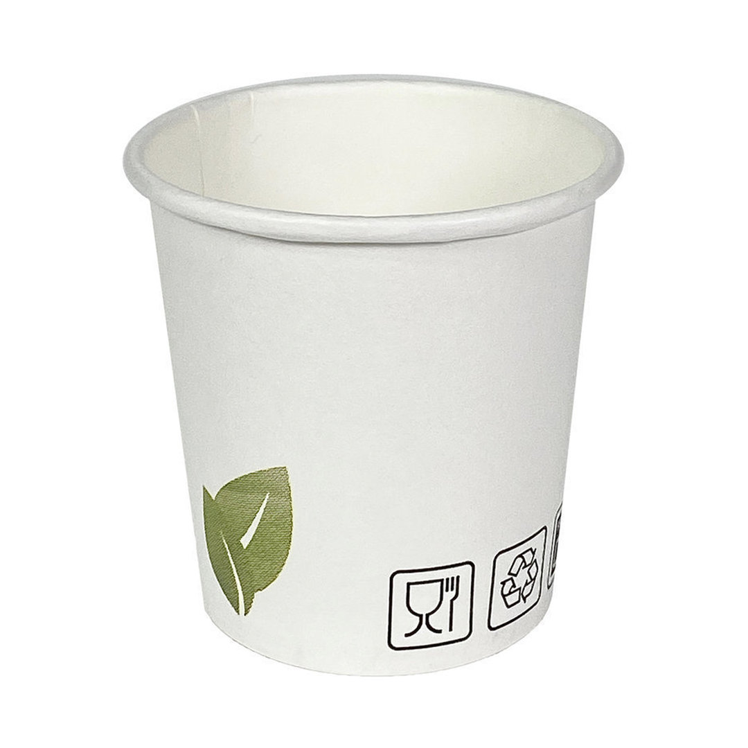 Gobelets jetables blanc compostables pour boissons chaudes de 360 ml