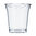 Vaso Plástico RPET 9oz - 270ml With Cover Dome With Cross - Complete Box 800 units