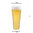 Goblet Bière Tulipa 320ml PP - 100 unités